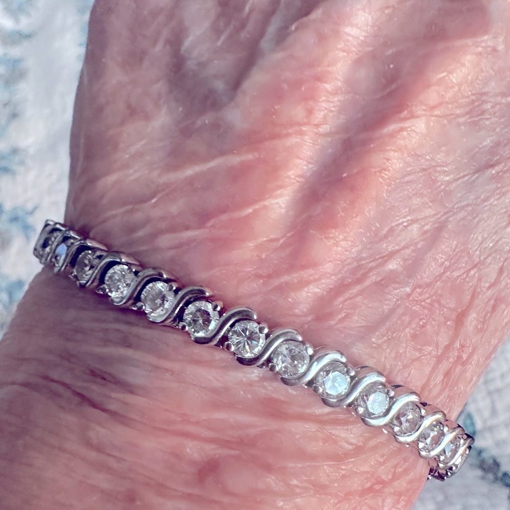 Tennis Bracelet 2ct QVC Diamonique in Sterling